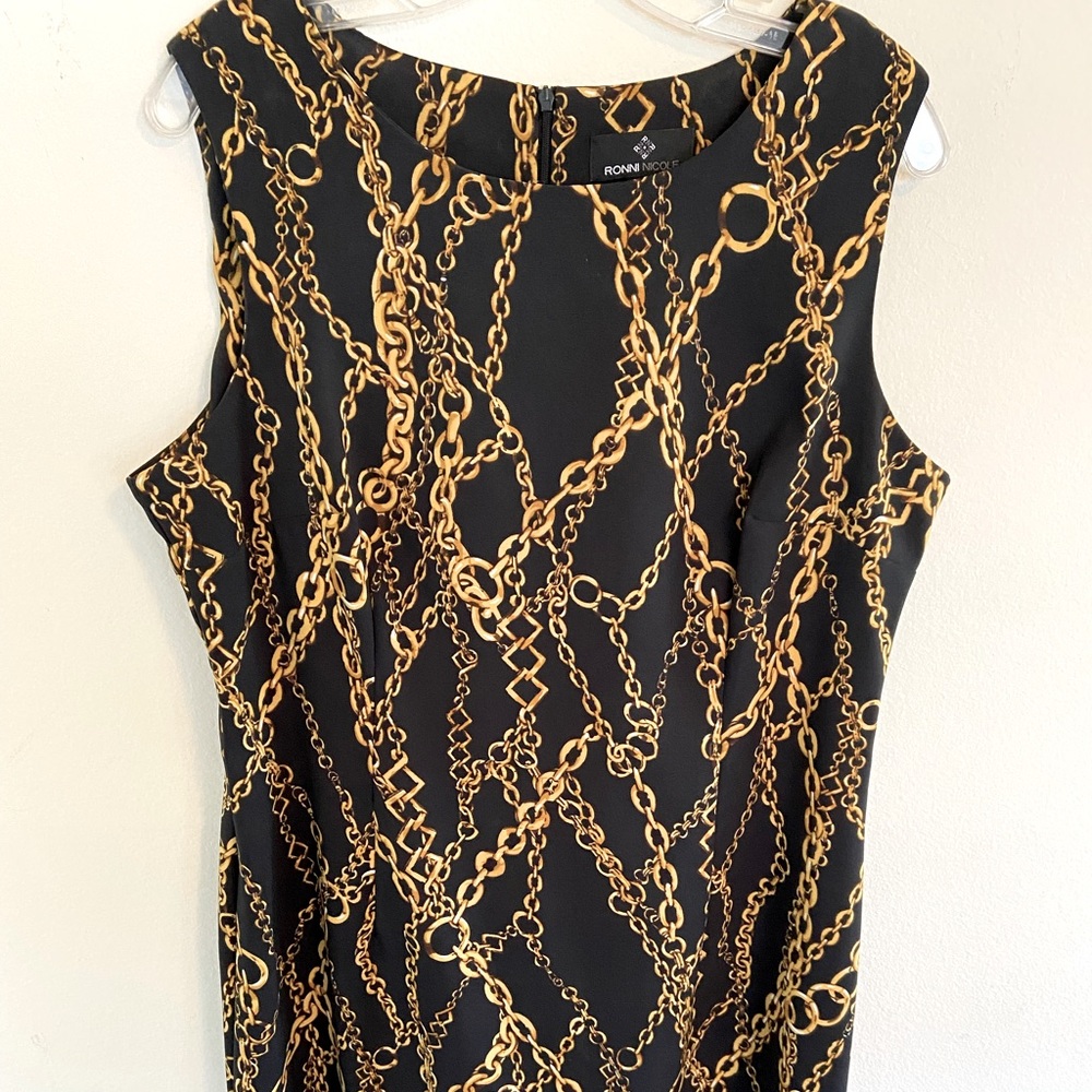 Ronni Nicole Sheath Chainlink Dress
